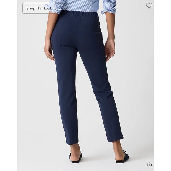 J. Crew Pintuck sweatpant in Navy NWT size Small - Picture 3 of 7